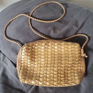 Woven Crossbody with braided accents